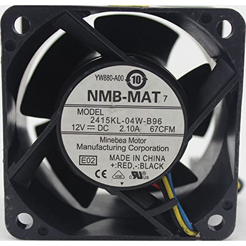 PGSA2Z NMB-MAT fan 2415KL-04W-B96 12V 2.10A 67CFM 4wires Cooling Fan