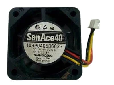 PGSA2Z 5V 0.49A 40X40X20MM 109P0405D6033 CPU FAN (Black)