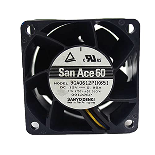 PGSA2Z 9GA0612P1K651 DC 12VDC 1.95 14800 RPM 60 × 60 × 38mm Air cooling fan