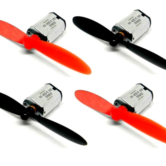 PGSA2Z® 3.7v Mini Drone Dc Motor 10x12x20mm 32000 Rpm + 4pcs 55m Propeller For Airplane Helicopter Drones Toy Car Robot Diy