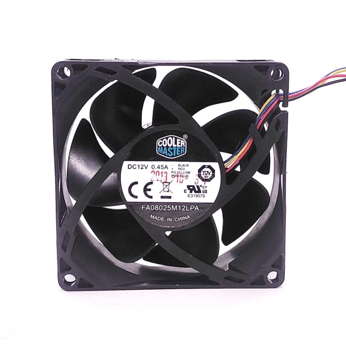 PGSA2Z FA08025M12LPA Size 80x80x25mm DC12V 0.45A 3500RPM Brushless Air Cooling Fan