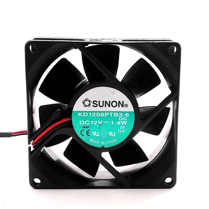 PGSA2Z Sunon KD1208PTB3-6 Size 80* 80* 25mm DC12V 1.4W 2500 RPM Brushless Air Cooling Fan