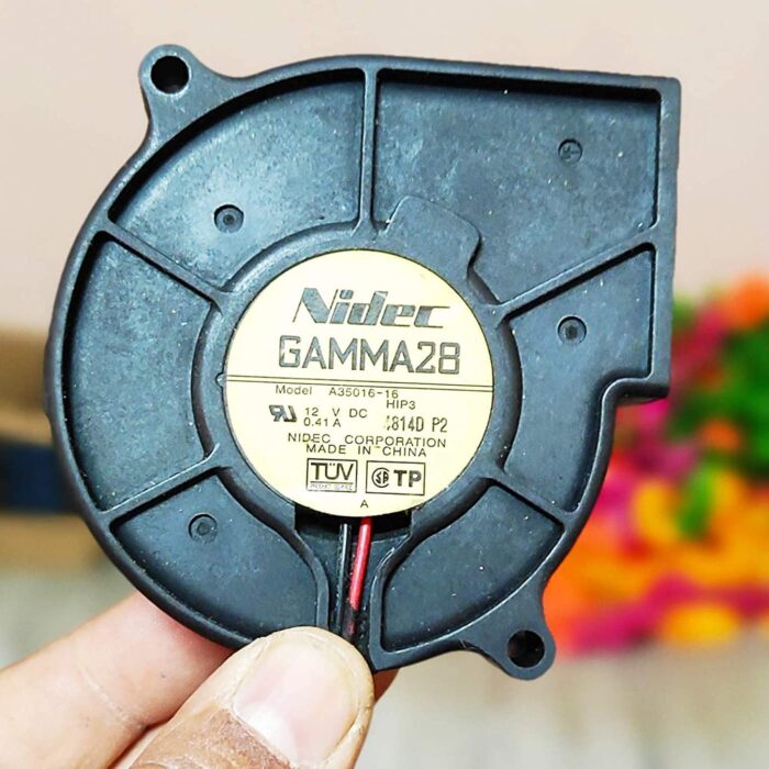 Cooler Hydraulic Bearings Blower Cooling Fan DC 12V 0.41A 4.92W 4500RPM 7530 7cm 75 * 75 * 30mm 2 Wires. Compatible (Model Id A35016-16) (Black)