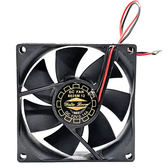 PGS A2Z 8025M12 Size 80*80*25mm DC12V 0.14 1900 RPM Brushless Air Cooling Fan