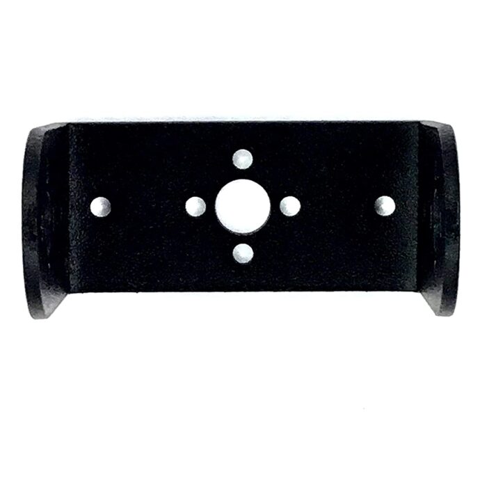PGSA2Z Servo Short U-Shaped Bracket for RC Robot DIY, Robot Clamp, Tool (Black)