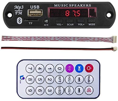 PGSA2Z Bluetooth FM USB AUX Card MP3 Stereo Audio Player Decoder Module Kit with Remote
