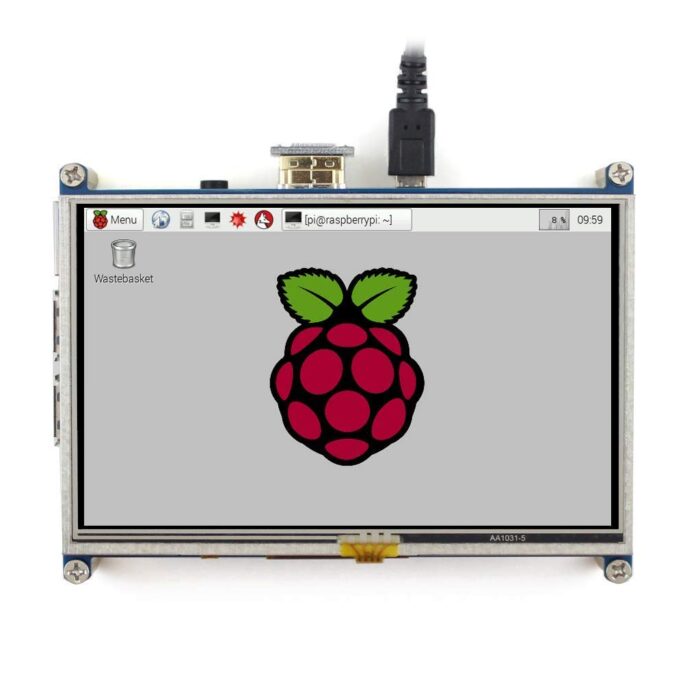 PGSA2Z LCD 7inch HDMI LCD (B) Capacitive Touchscreen LCD Display HDMI Interface Custom Raspbian Angstrom Various Systems for Raspberry Pi B/B+/2 B/3 B Beagle Bone Black Banana Pi