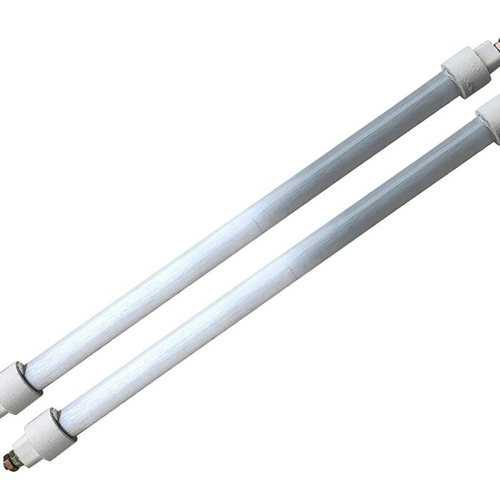 PGSA2Z 25 Centimeters Rod Halogen Tube Smart Room Heater 220V AC 400/Watt (Pack of 2)