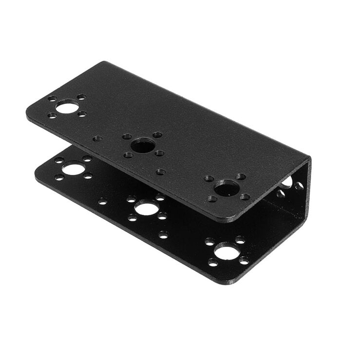PGSA2Z U shaped Aluminium Beam Robot Servo Bracket (Black)