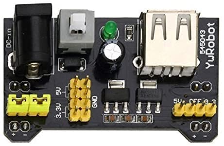 PGSA2Z MB102 Breadboard Power Supply Module 3.3V/5V for Solderless Breadboard