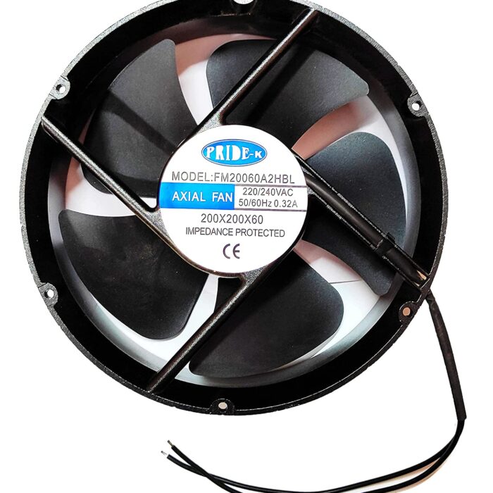 PGSA2Z FM20060A2HBL 220 Volts Kitchen & Bathroom Exhaust Fan (Round) Black Color