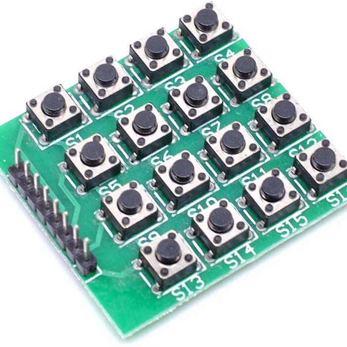 PGSA2Z 4×4 Matrix 16 Keypad Keyboard Module 16 Button MCU