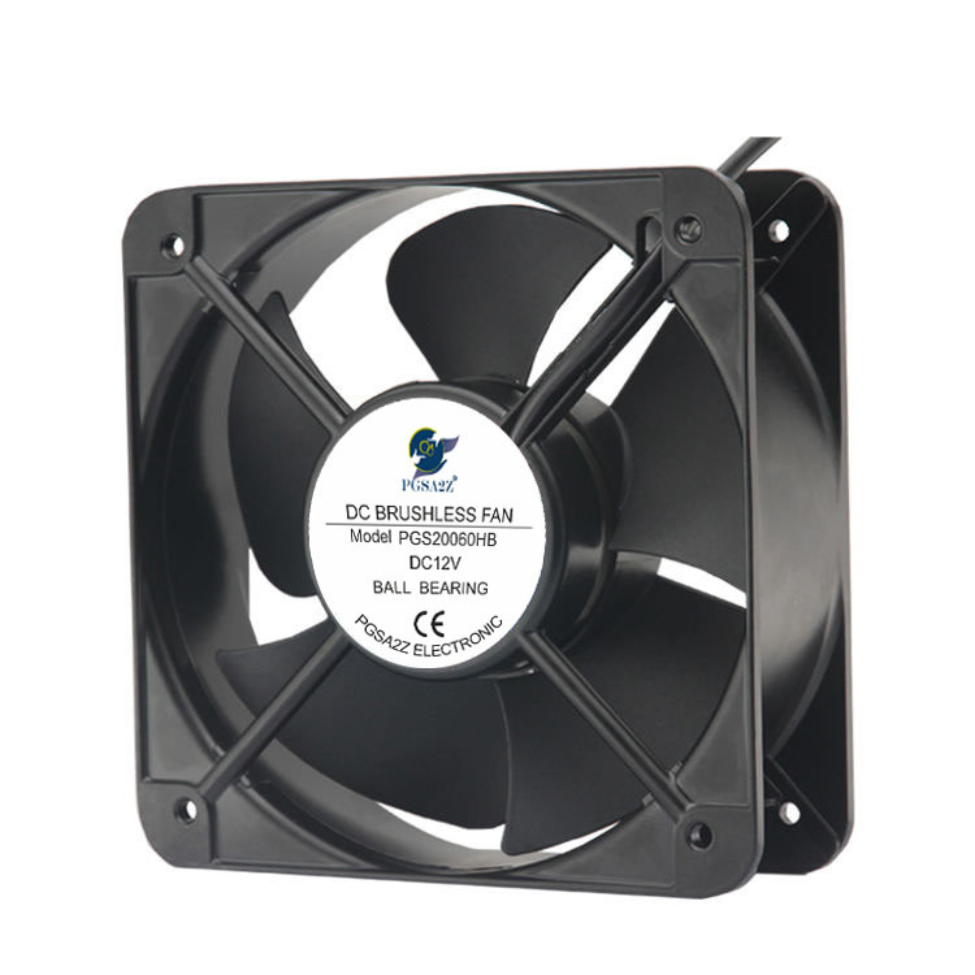 8 Inch (200mm) High Speed Brushless DC Ventilation Cooling Fan for Welding Machine – Big Airflow, 12V36V - Image 3
