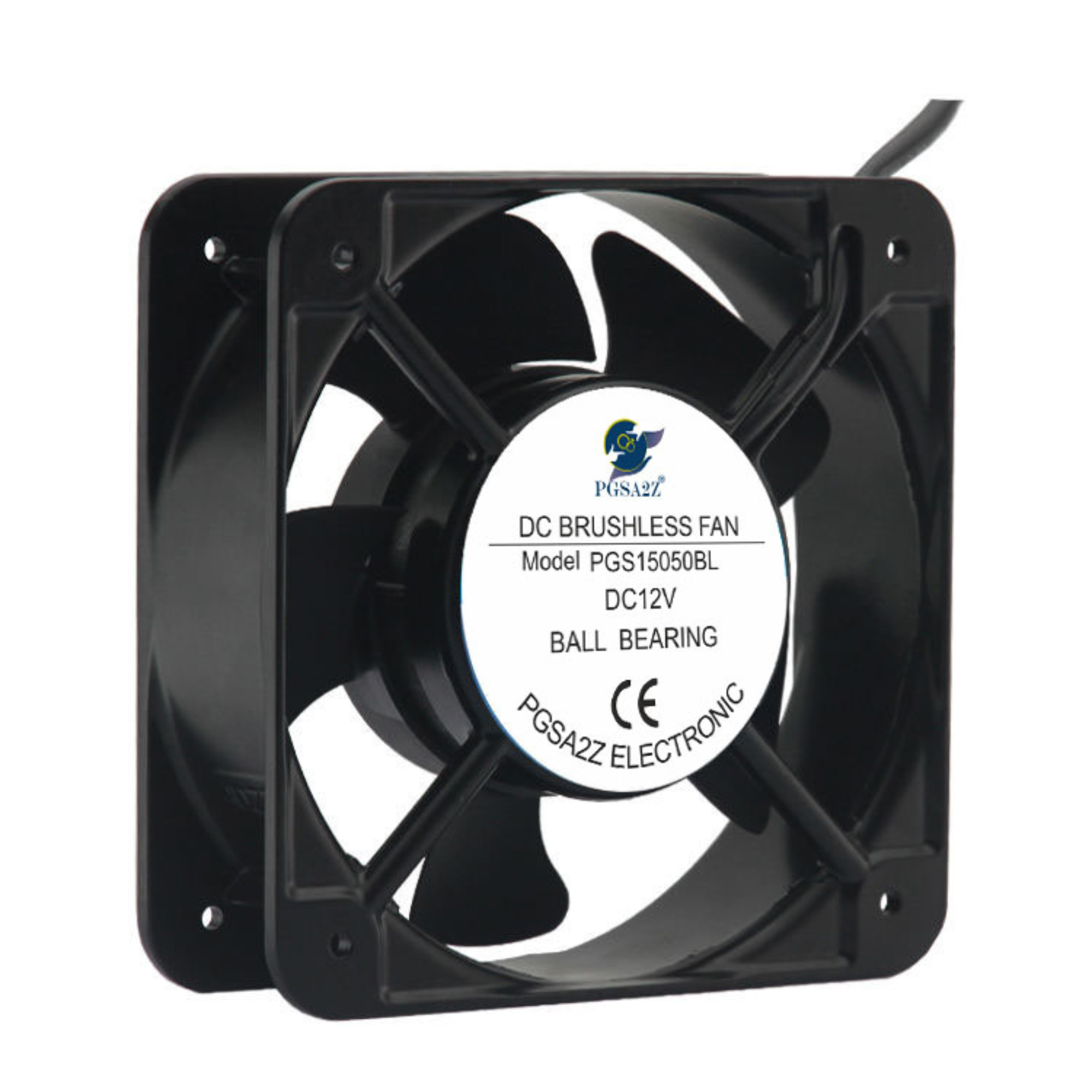15050 DC Brushless Cooling Fan (12–48V, IP55, PWM) - Image 2