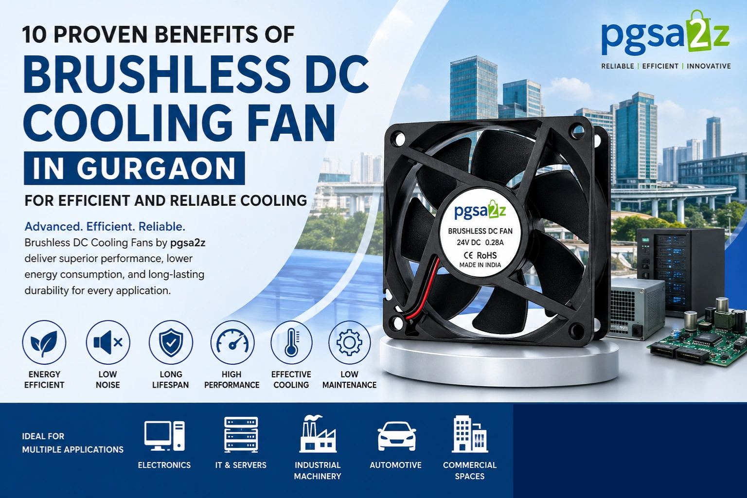 brushless dc cooling fan in Gurgaon