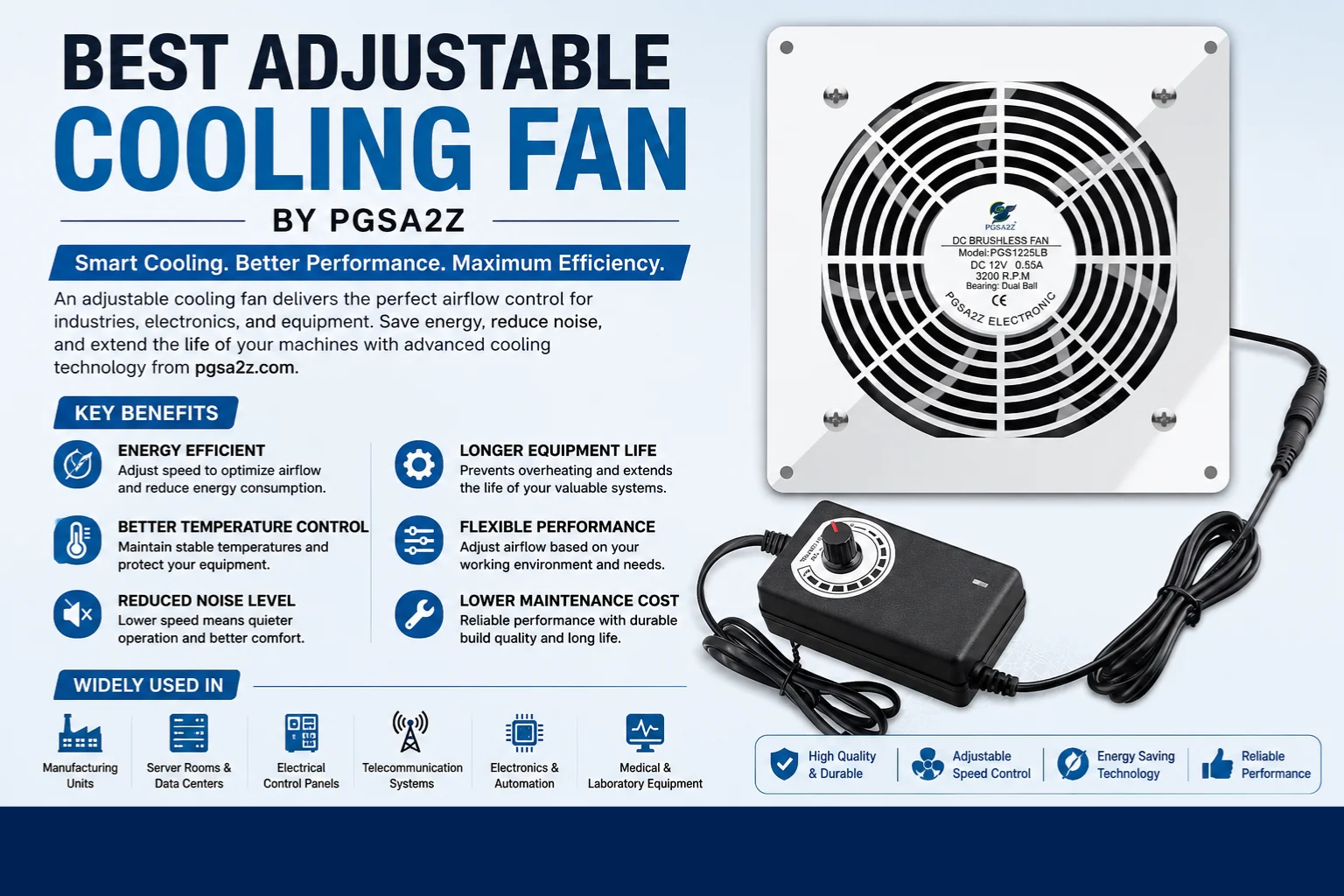 Adjustable Cooling Fan