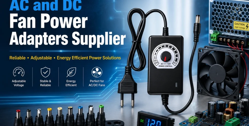 AC and DC Fan Power Adapters Supplier